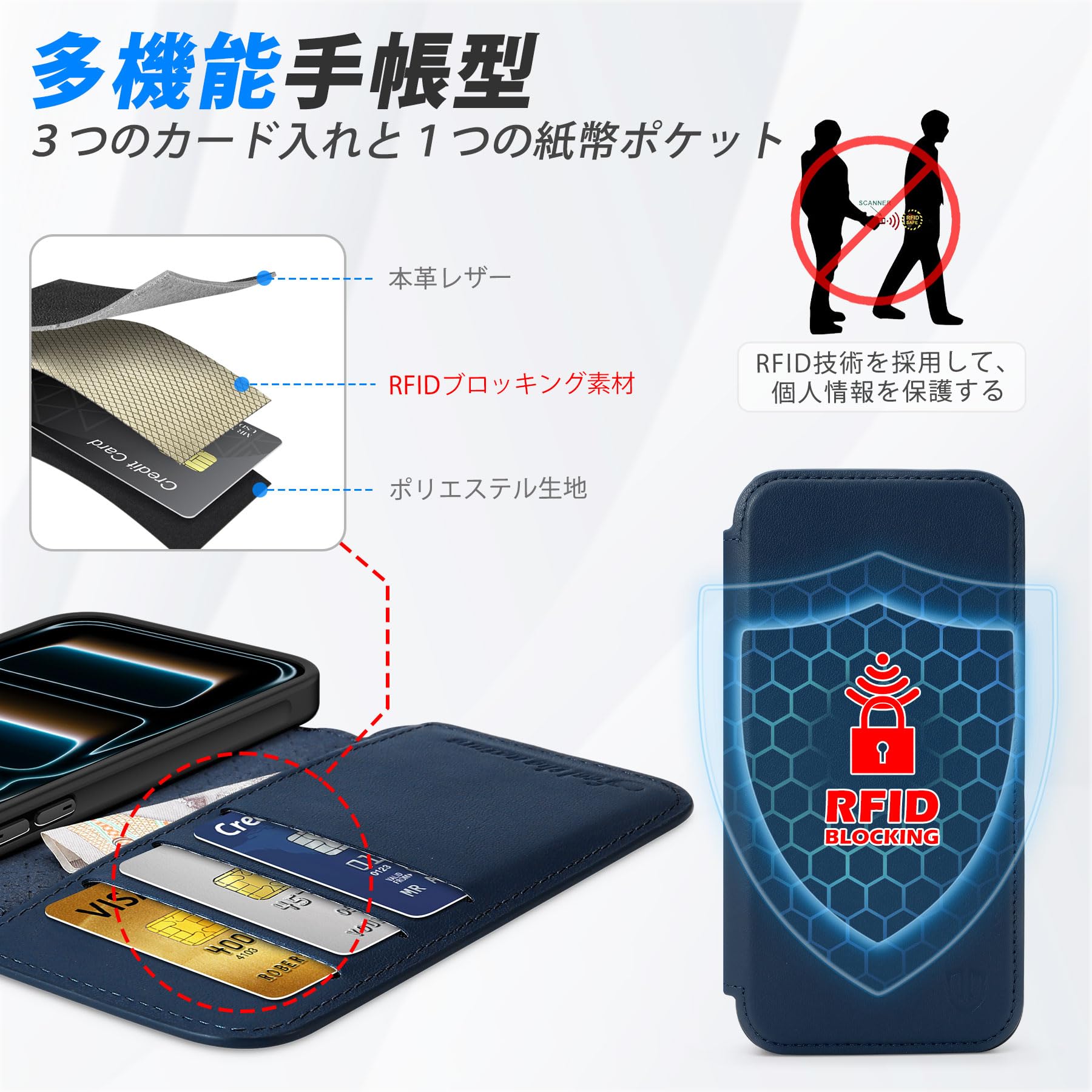 Amazon.co.jp: SHIELDON iPhone Air 対応 手帳型ケース 本革レザー 6.5